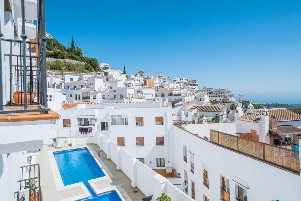 Bonito Apartamento Piscina Wifi Frigiliana Exteriör bild